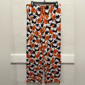 Hello Kitty Halloween Themed Pajama Pants Size M NWOT